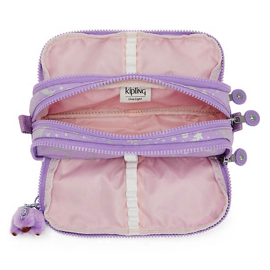 Sacs Kipling Gitroy Printed Pencil Case Violette | FR 1305LI